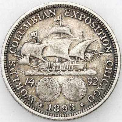 USA. 1/2 dolara 1893 Columbian Exposition – SREBRO