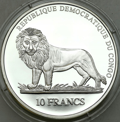 Kongo - KRD 10 franków, 2006 – SREBRO