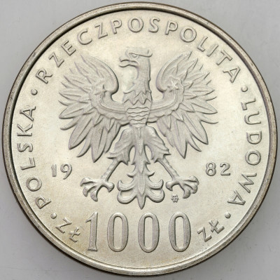 PRL. 1.000 złotych 1982 Jan Paweł II - SREBRO
