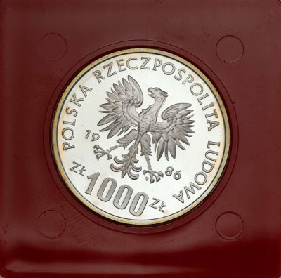 PRÓBA srebro 1.000 złotych 1986