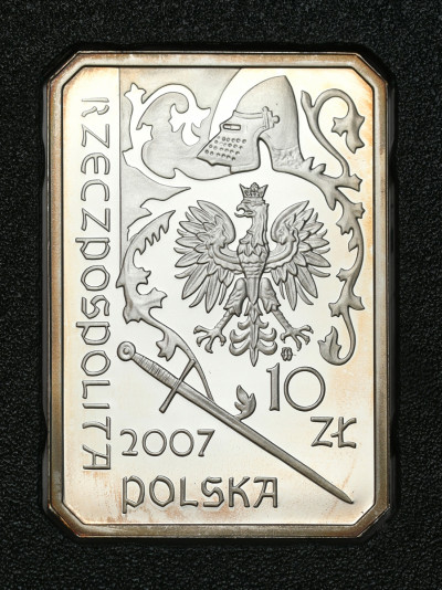 10 złotych 2007 Rycerz Ciężkozbrojny – SREBRO