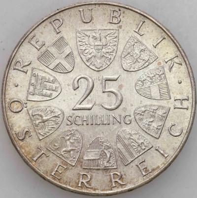 Austria. 25 szylingów 1964 – SREBRO