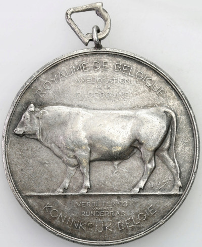 Belgia - Medal za wystawę bydła rasowego - SREBRO