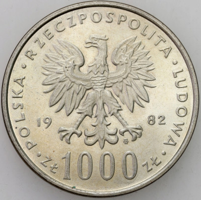 PRL. 1.000 złotych 1982 Jan Paweł II - SREBRO