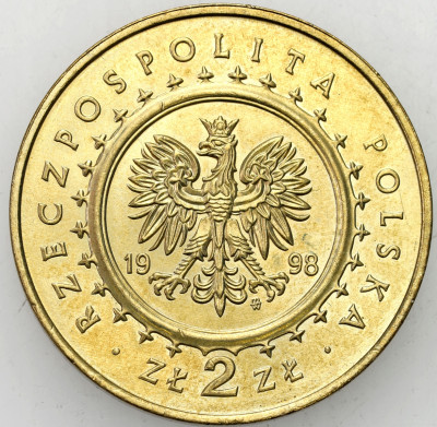 III RP. 2 złote 1998 Zamek w Kórniku - PIĘKNE