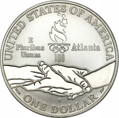 USA, 1 Dolar 1995, Atlanta 1996, Biegi