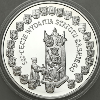 III RP. 10 złotych 2006 Statut Łaskiego – SREBRO