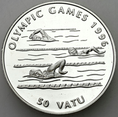 Vanuatu, 50 vatu 1994, Olimpiada Atlanta 1996 - SREBRO