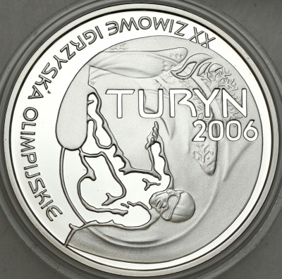 10 złotych 2006 Turyn – Snowboard, SREBRO
