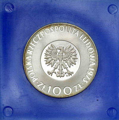 PRL. 100 złotych 1974 Mikołaj Kopernik – SREBRO