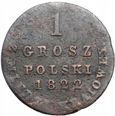Aleksander l. 1 grosz polski 1822 IB, Warszawa