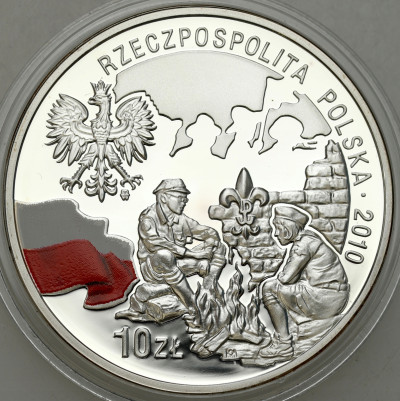 10 złotych 2010 Rocznica Harcerstwa Polskiego