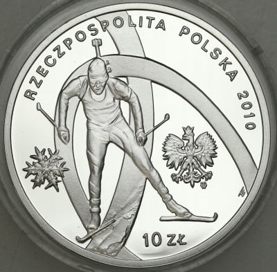 10 złotych 2010 Rep. Olimpijska Vancouver - SREBRO