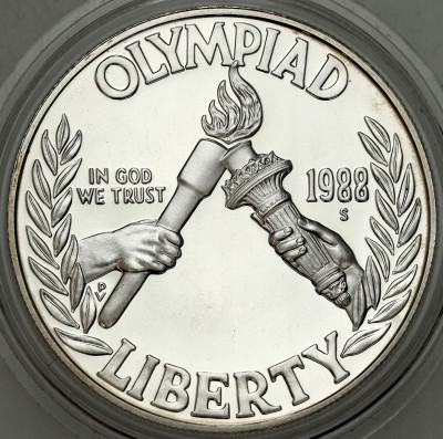 USA 1 dolar 1988 S Olimpiada Seul – SREBRO