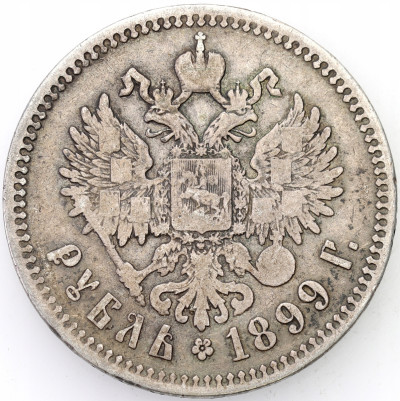 Rosja, Mikołaj II. Rubel 1899 , Bruksela