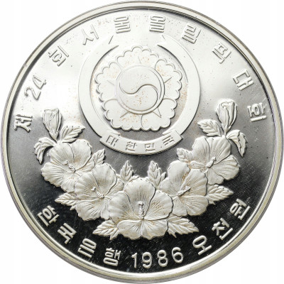 Korea Południowa 5000 wonów 1986 – SREBRO