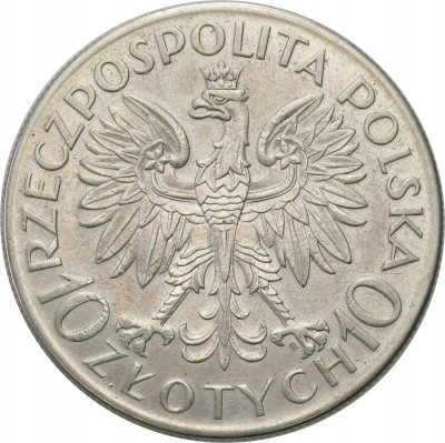 II RP. 10 złotych 1933 Sobieski - SREBRO