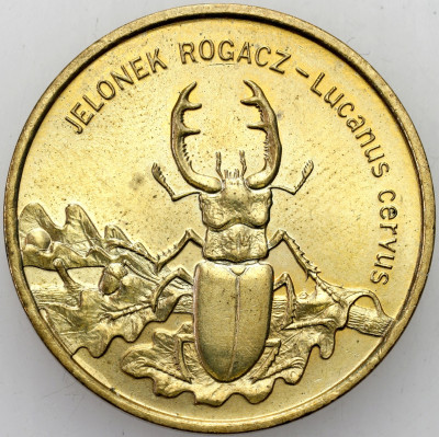 III RP. 2 złote 1997 Jelonek Rogacz - RZADSZE