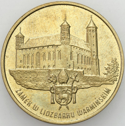 2 złote 1996 Zamek w Lidzbarku Warmińskim -RZADSZE