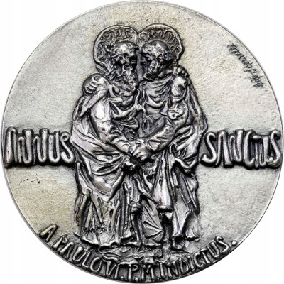 Watykan, Paweł VI. Medal pamiątkowy 1975 – SREBRO