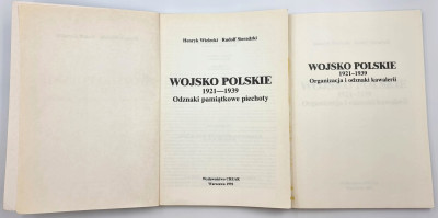 Wojsko Polskie 1921-39 odznaki i pamiątkowe piechoty i kawalerii - Katalogi