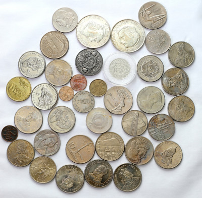Świat. Zestaw monet RÓŻNE – 390,77