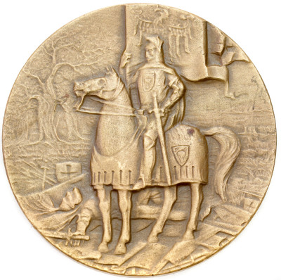 Medal. Władysław Jagiełło, GRUNWALD 1410 – BRĄZ