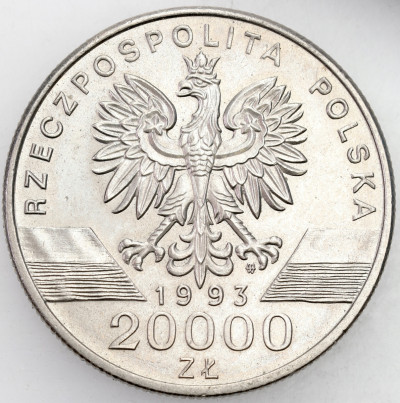 III RP. 20.000 złotych 1993 Jaskółki - PIĘKNE