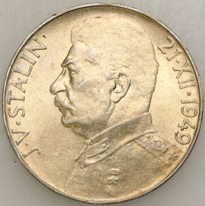 Czechosłowacja 100 koron 1949 Stalin SREBRO