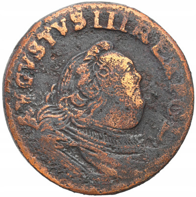 August III Sas. Grosz 1755 H, Gubin