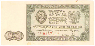 2 złote 1948 seria CE