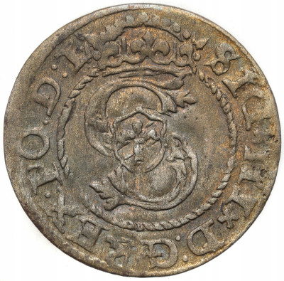 Zygmunt III Waza. Szeląg 1591, Ryga – RZADSZY