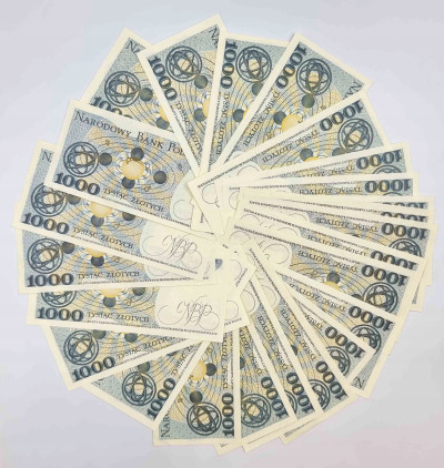 PRL. 1000 złotych 1982 Kopernik – 24 sztuk