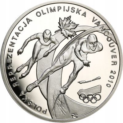 III. 10 złotych 2010 Reprezentacja Vancouver- SREBRO