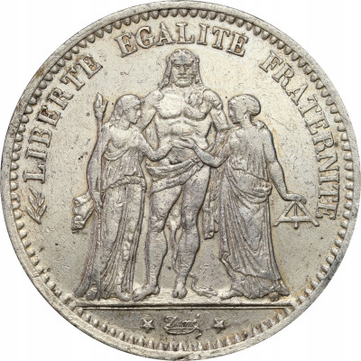 Francja. 5 franków 1875 A, Paryż – SREBRO
