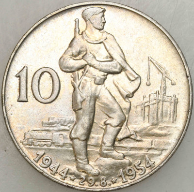 Czechosłowacja 10 koron 1954 - SREBRO