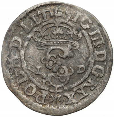 Zygmunt III Waza. Szeląg 1589, Olkusz - znak Półruszt