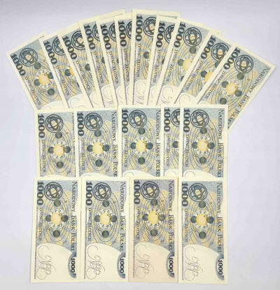 PRL. 1000 złotych 1982 Kopernik – 20 sztuk