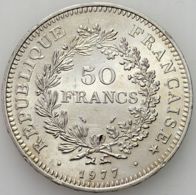 Francja. 50 Franków 1977 Herkules