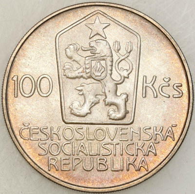 Czechosłowacja 100 koron 1986 - SREBRO