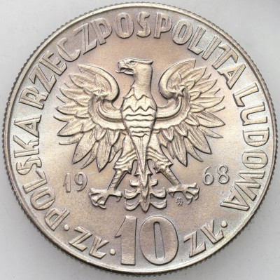 PRL. 10 złotych 1968 Kopernik – PIĘKNY