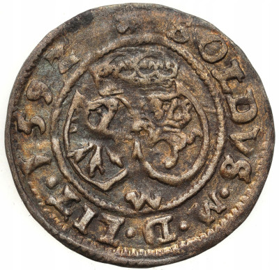 Zygmunt III Waza. Szeląg 1592, Wilno – RZADKOŚĆ R5