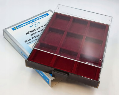Kaseta / Paleta na monety w gradingu Leuchtturm