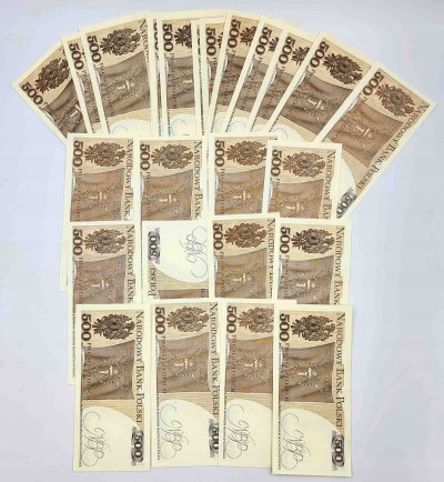 PRL. 500 złotych 1982 Kościuszko – 28 sztuk