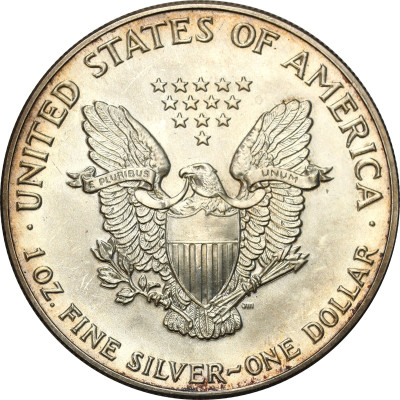 USA 1 dolar 1990 Liberty - UNCJA SREBRO