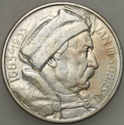 II RP. 10 złotych 1933 Sobieski - SREBRO