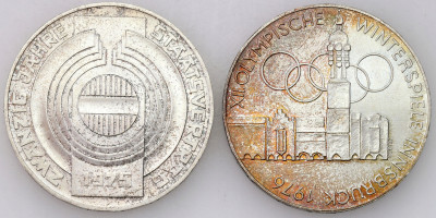 Austria. 100 szylingów 1975. SREBRO – 2 szt