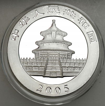 Chiny - 10 yuanów 2005, Panda – UNCJA SREBRA