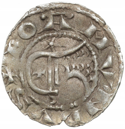 Krzyżowcy, Antiochia. Bohemund IV (1201–1251). Denar XIII w. - SREBRO
