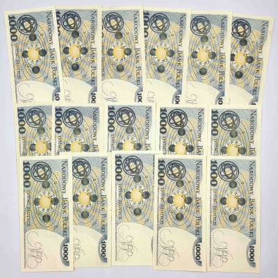 PRL. 1000 złotych 1982 Kopernik – 16 sztuk